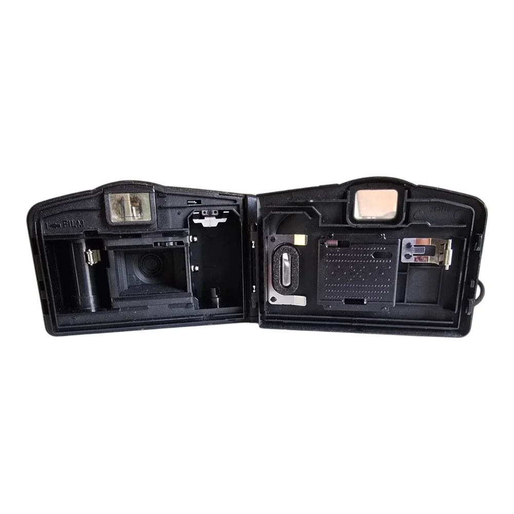 Canon Black Camera with Flash